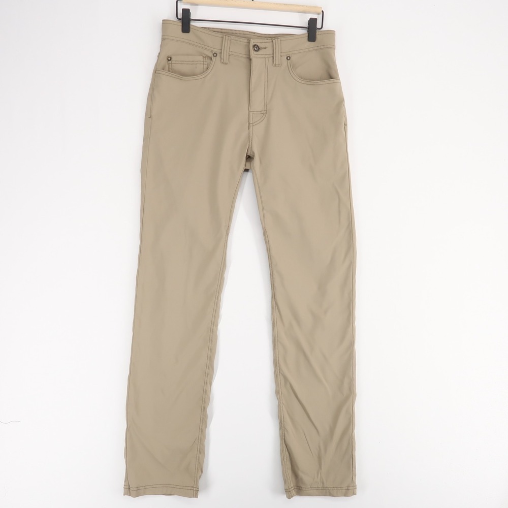 Prana Men's Slim Straight Pants in Khaki